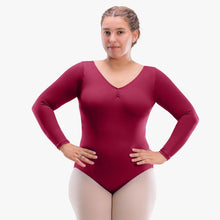 Load image into Gallery viewer, So Danca - Adult Long Sleeve Leotard with Pinched Front and Back - Gal